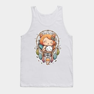 Dreaming of better days with this cute dreamcatcher vector Tank Top